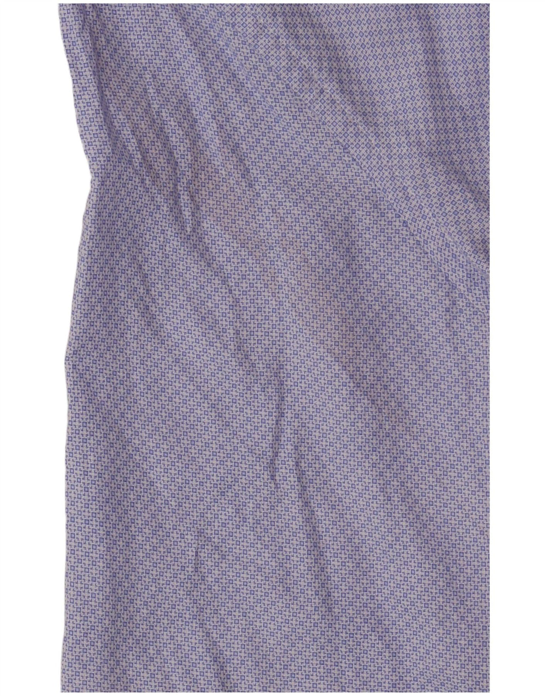 Мужская рубашка приталенного кроя Dack's, большая синяя хлопковая ткань с узором аргайл/бриллиант