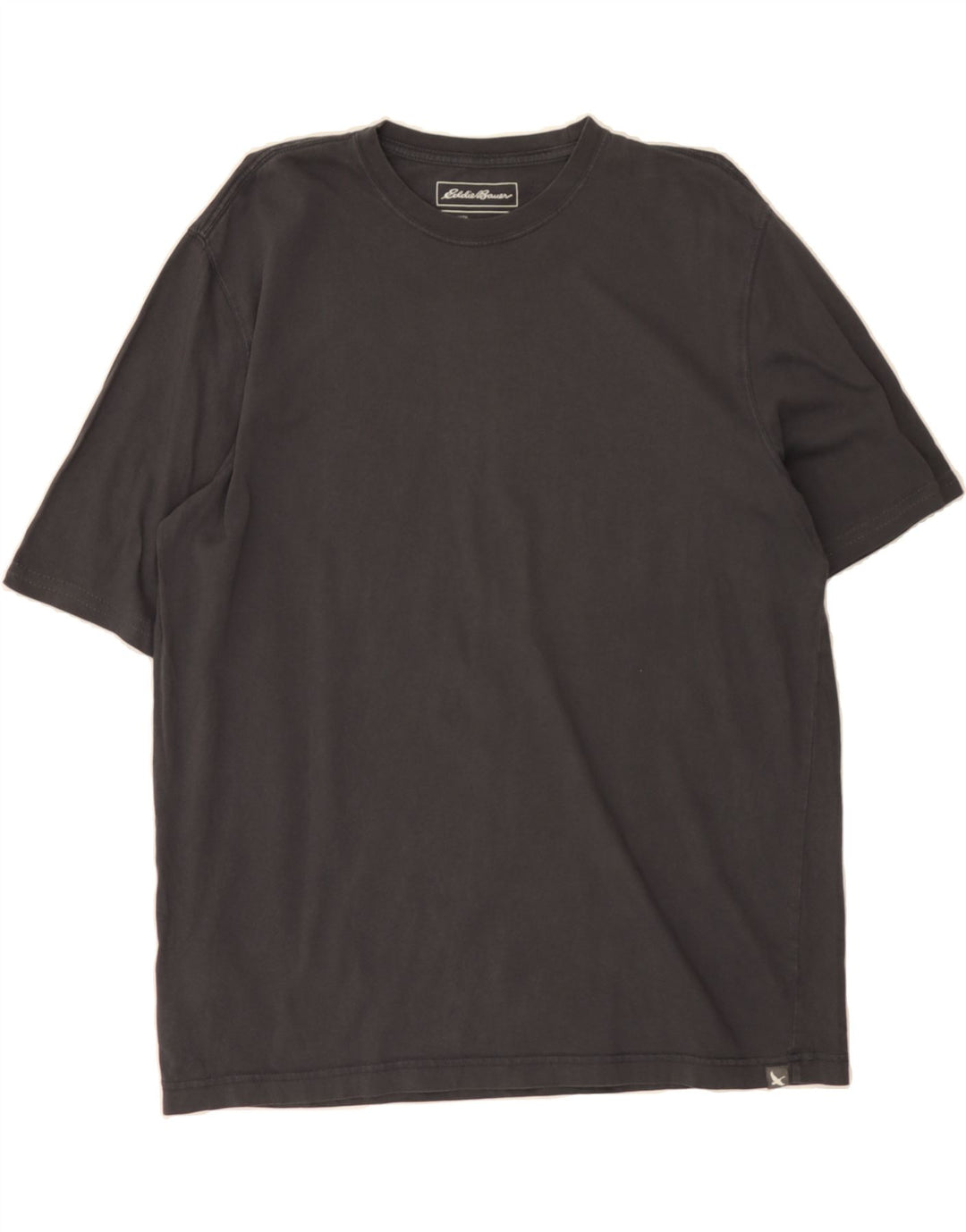 EDDIE BAUER Mens T-Shirt Top Large Grey Cotton Vintage Eddie Bauer and Second-Hand Eddie Bauer from Messina Hembry 