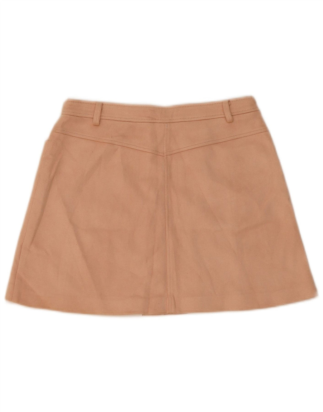 Женская мини-юбка Zara Medium W28 L15, бежевый полиэстер