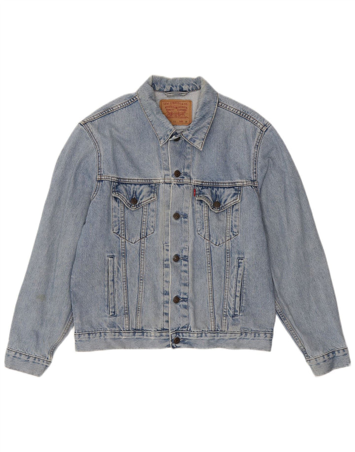 Мужская джинсовая куртка Levi's 70503 UK 38, средний синий хлопок