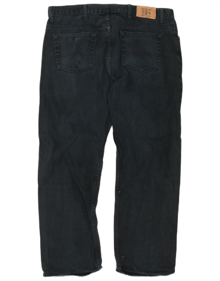 Мужские прямые джинсы Marks & Spencer W38 L29, черный хлопок
