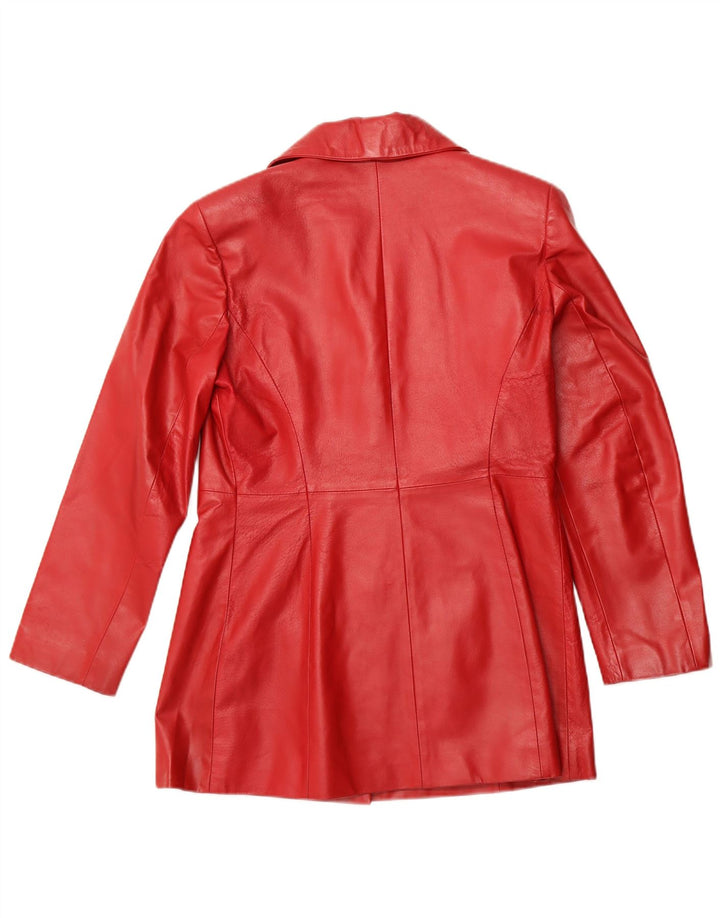 Куртка женская кожаная VINTAGE IT 42 Medium Red Leather