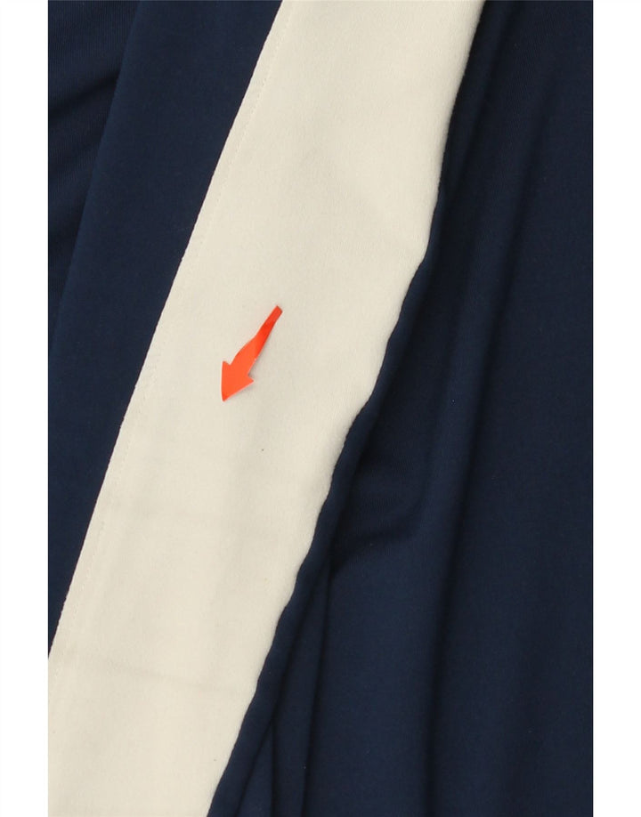 Мужской свитшот с воротником на молнии UNDER ARMOR, средний темно-синий, с цветными блоками