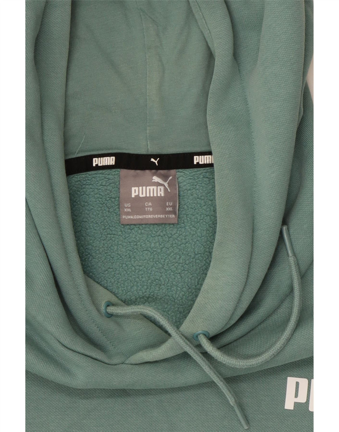 Мужской джемпер с капюшоном Puma 2XL синий хлопок