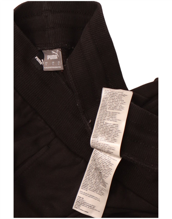 Мужские спортивные брюки Puma, маленькие черные хлопковые брюки для бега