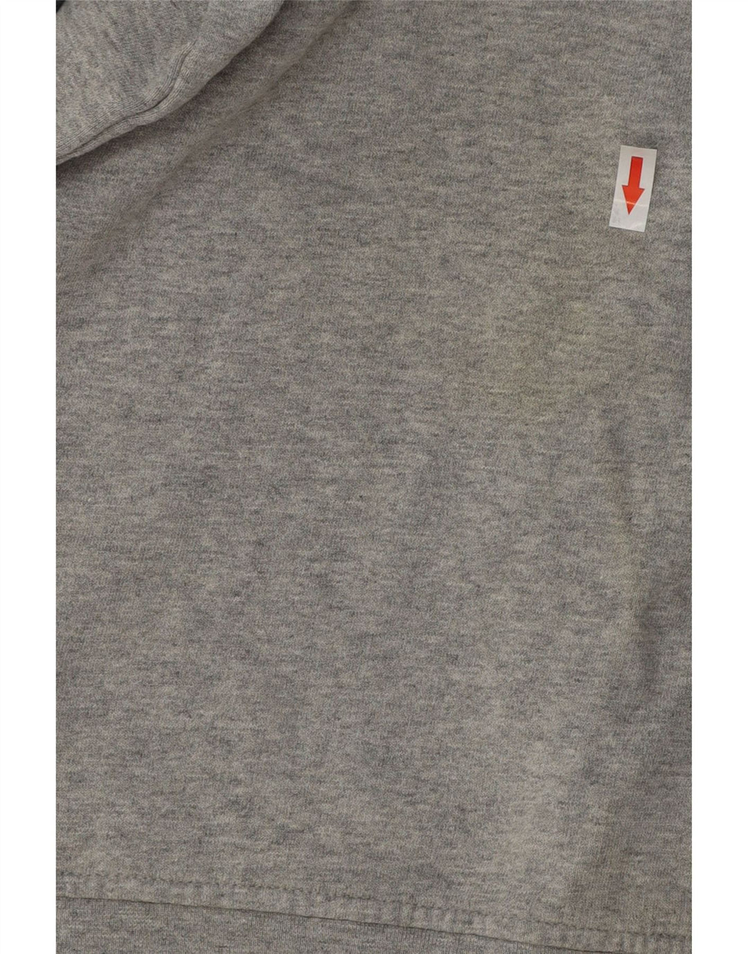 ADIDAS Мужской свитер с капюшоном на молнии, средний серый, хлопок с цветными блоками