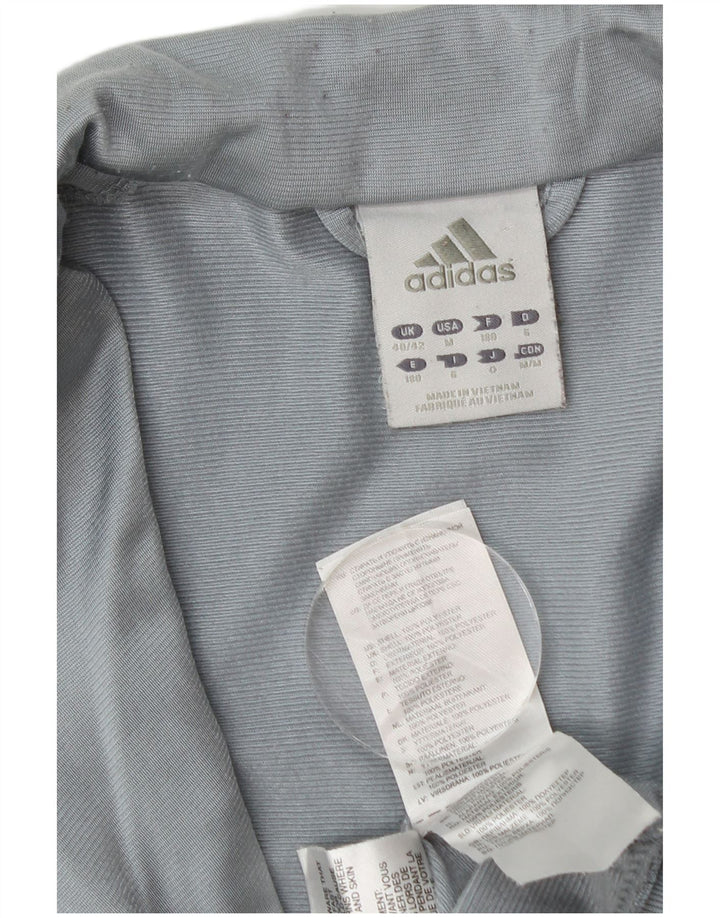 Мужской спортивный костюм Adidas Top Jacket UK 40/42 Средне-серый полиэстер с цветными блоками