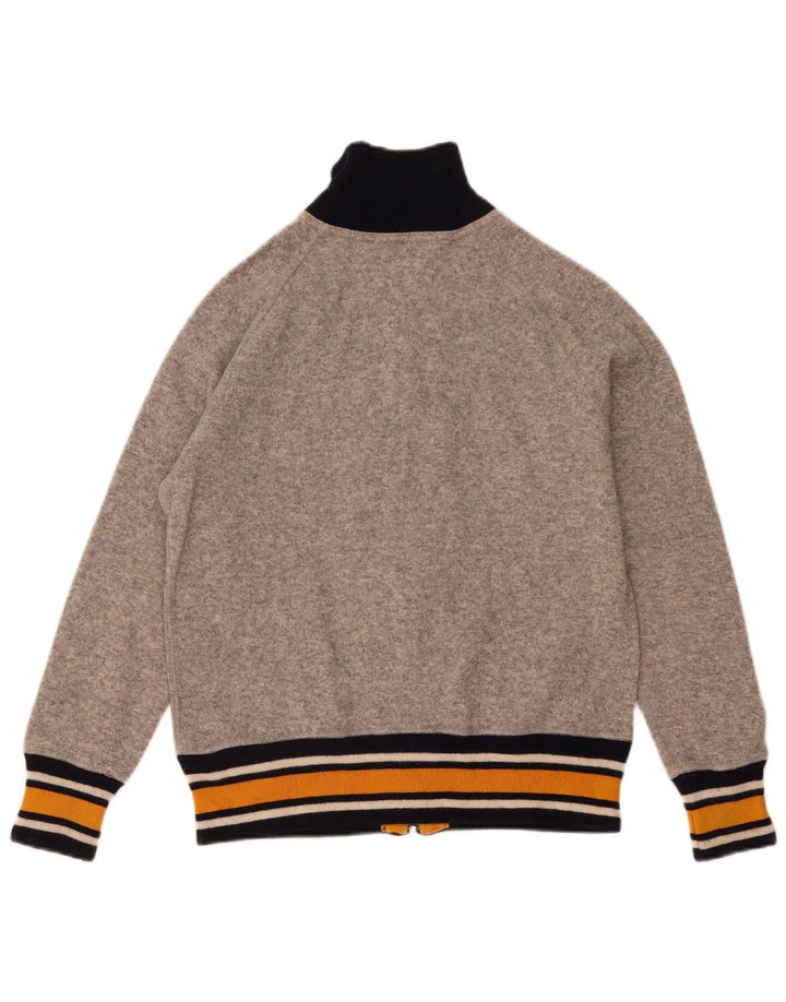 Мужской кардиган с графическим рисунком Converse, маленький серый с цветными блоками