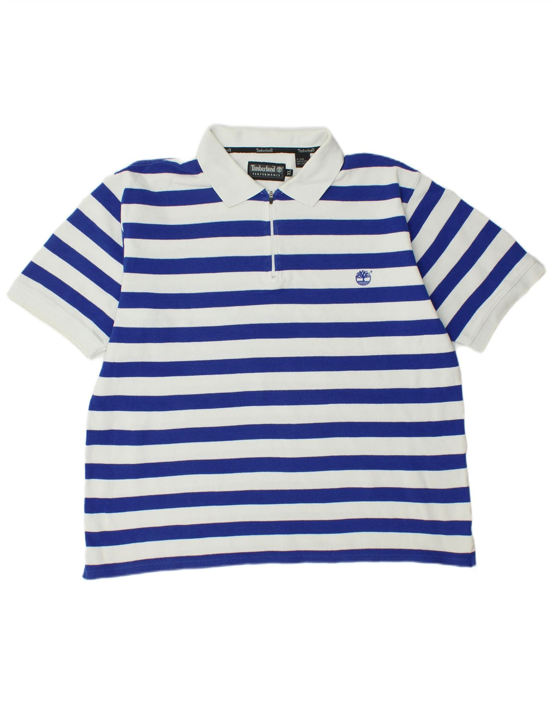 Мужская рубашка-поло TIMBERLAND XL, синяя полоска, хлопок