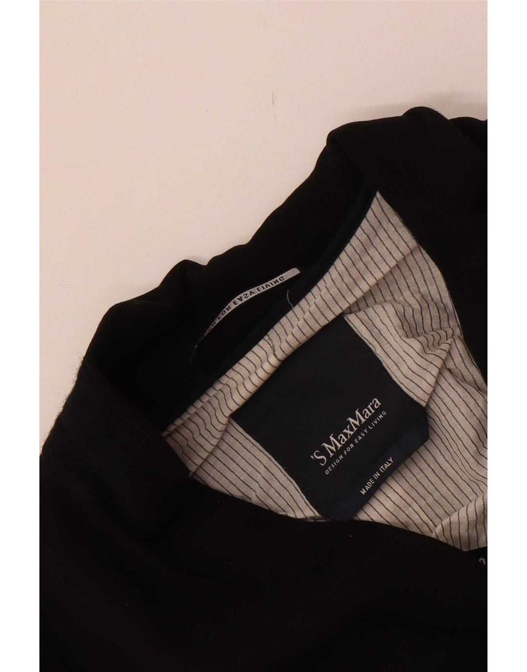 Женский пиджак на трех пуговицах Max Mara UK 4 XS, черный
