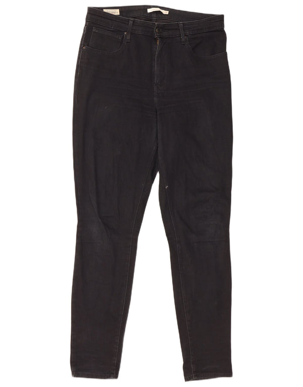 Женские джинсы скинни Levi's 721 с высокой посадкой W31 L30, черный хлопок