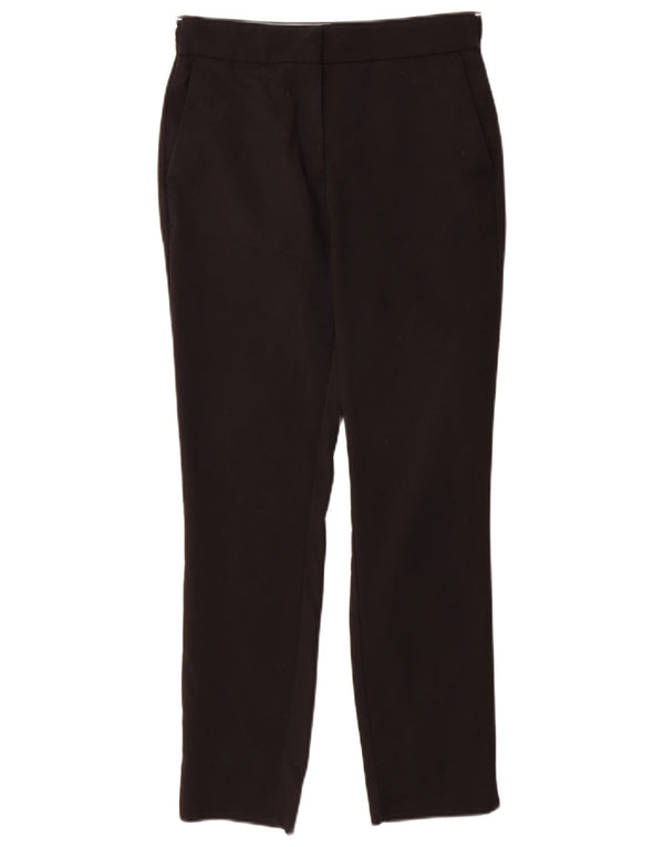 Женские узкие брюки чинос Zara XS W26 L27, черный хлопок