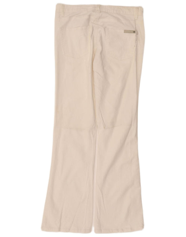 Женские повседневные брюки Calvin Klein, размер США 10, большие размеры W27 L31, белый хлопок