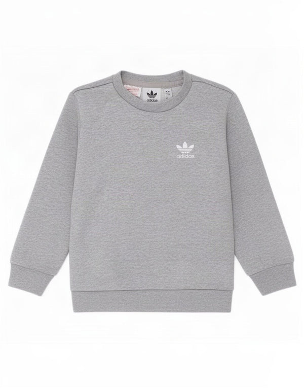 Свитшот Adidas для мальчиков 2-3 года, серый хлопок