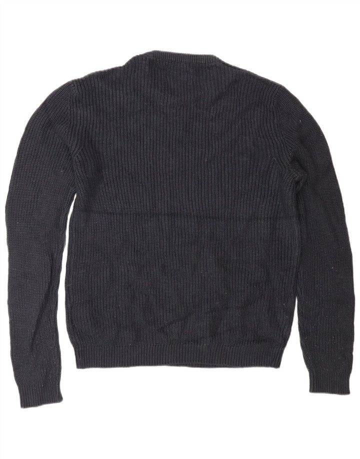 Мужской джемпер с круглым вырезом Jack & Jones, средний темно-синий акрил