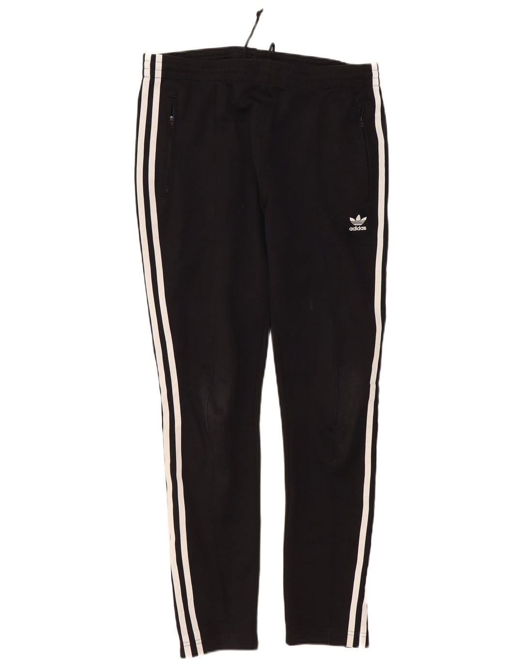 Женские спортивные брюки Adidas UK 10, маленькие черные из полиэстера