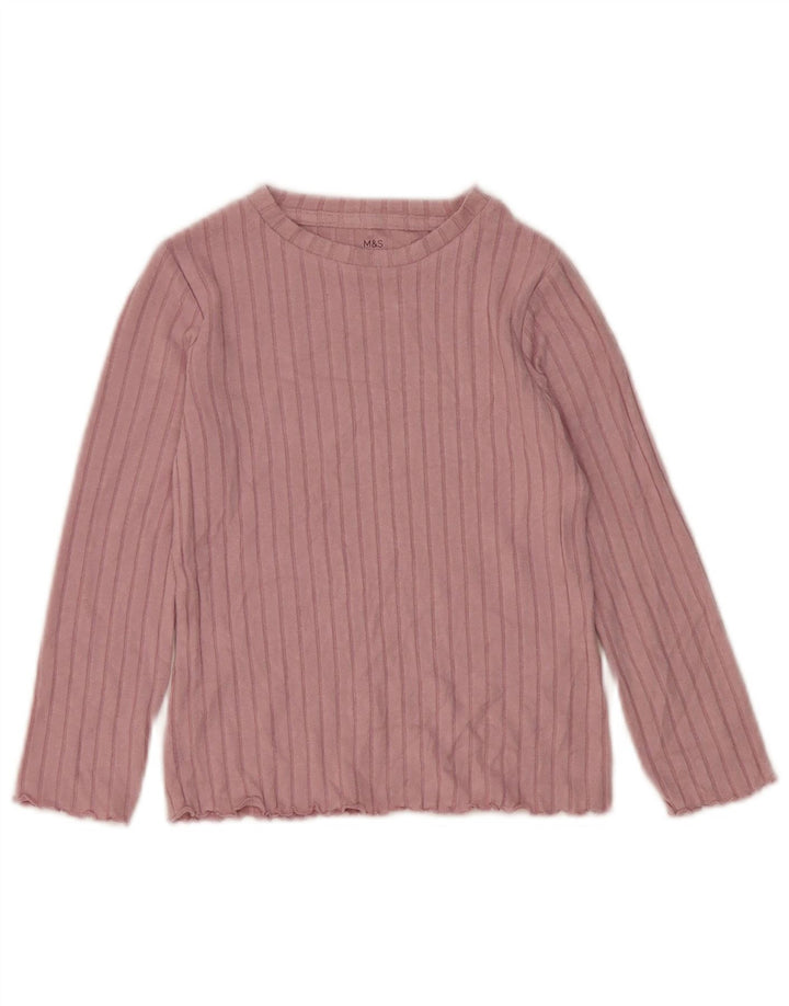 Комплект из 2 предметов для девочек Marks & Spencer, 5-6 лет, розовая вискоза