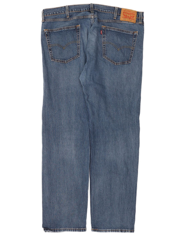 Мужские прямые джинсы Levi's 505 W40 L32 синие, хлопок