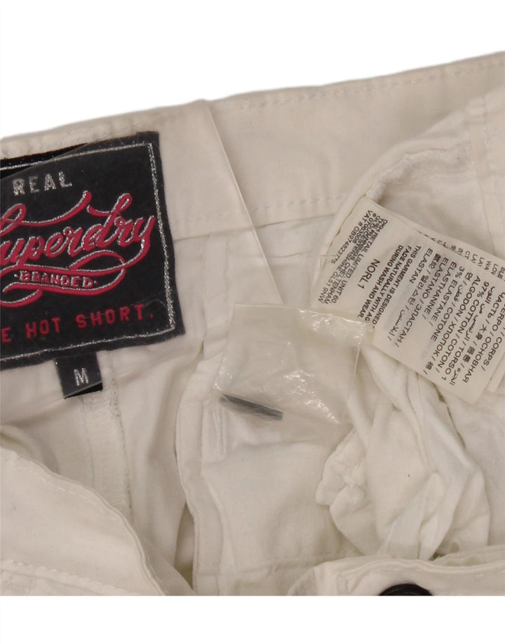 Женские шорты чинос Superdry Medium W34, белый хлопок