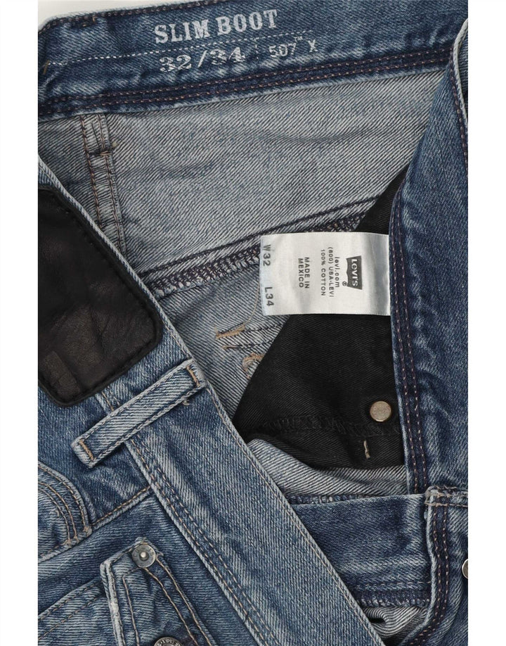 Женские узкие джинсы Levi's Bootcut W32 L31, синие, хлопок