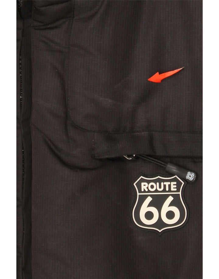 Мужская стеганая куртка Route 66 UK 38, средний черный полиэстер