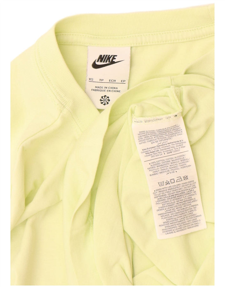 Мужская футболка Nike Top XS, желтый хлопок