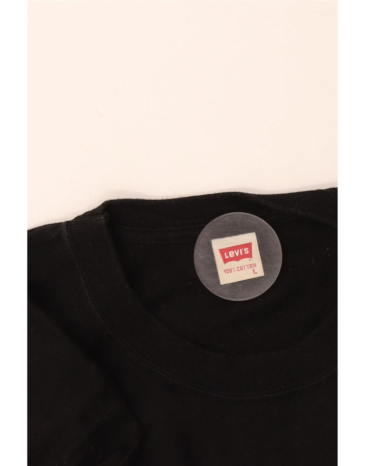 Мужская футболка LEVI'S, большой черный хлопок