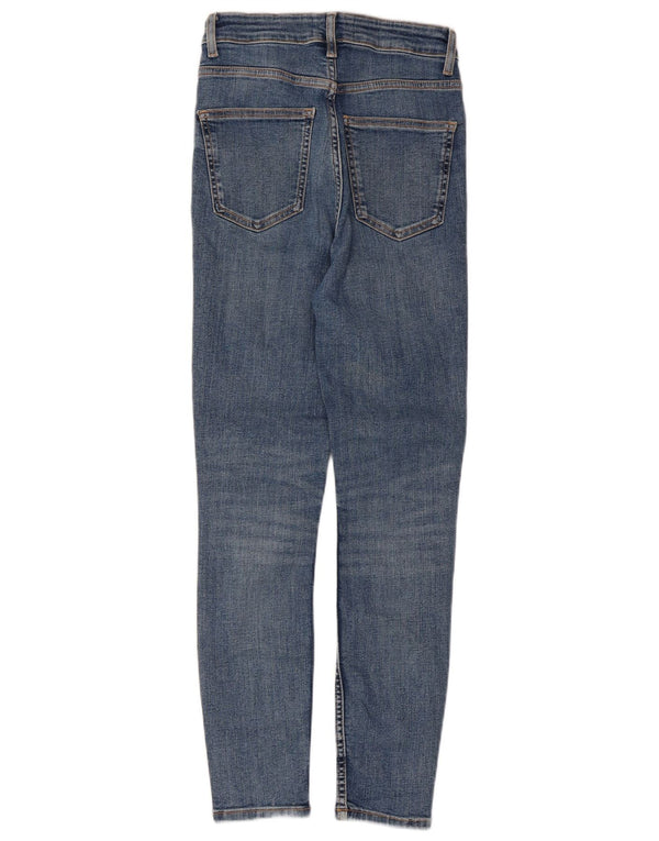 Женские джинсы скинни Zara EU 36 XS W26 L27, синий хлопок