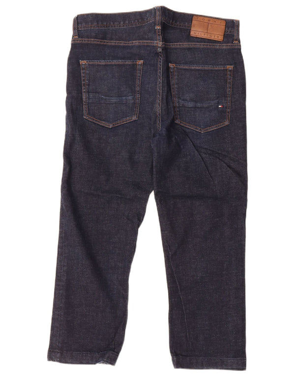 Мужские прямые джинсы Tommy Hilfiger Denton W34 L24 темно-синие, хлопок