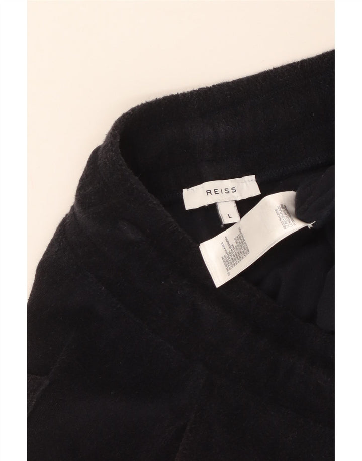 REISS Мужские спортивные шорты, большие черные хлопковые