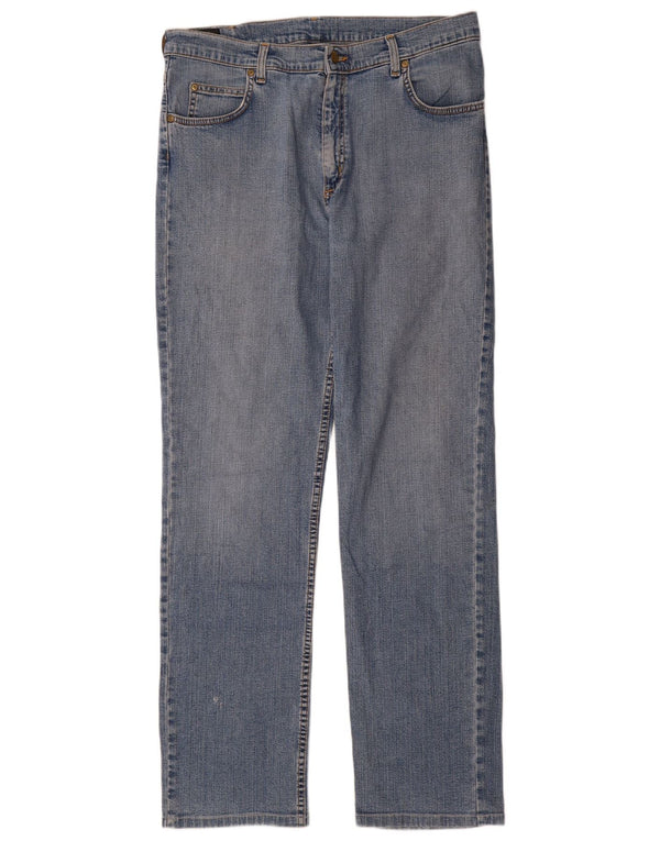 Мужские прямые джинсы Lee Brooklyn W36 L36, синий хлопок