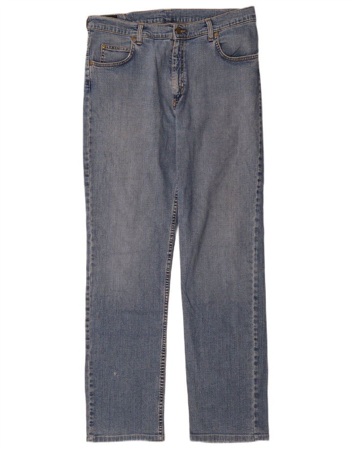 Мужские прямые джинсы Lee Brooklyn W36 L36, синий хлопок