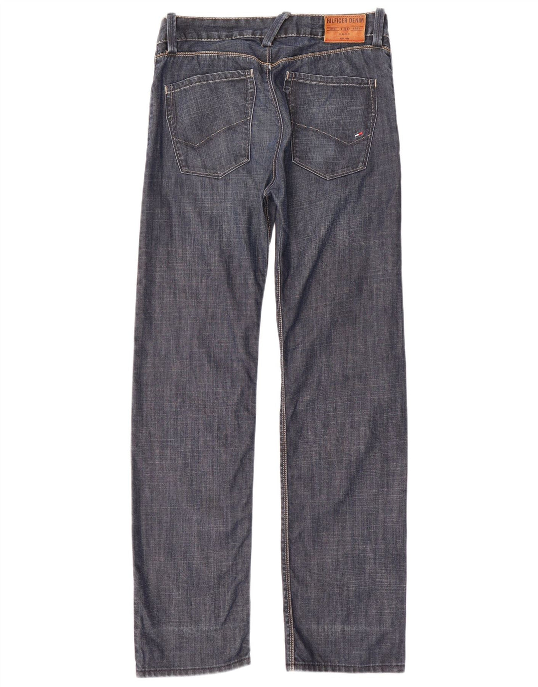 TOMMY HILFIGER Мужские прямые джинсы W30 L34 Темно-синий хлопок