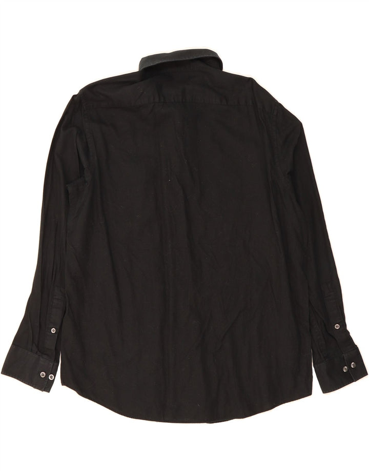MICHAEL KORS Mens Shirt Size 17 XL Black Cotton Vintage Michael Kors and Second-Hand Michael Kors from Messina Hembry 
