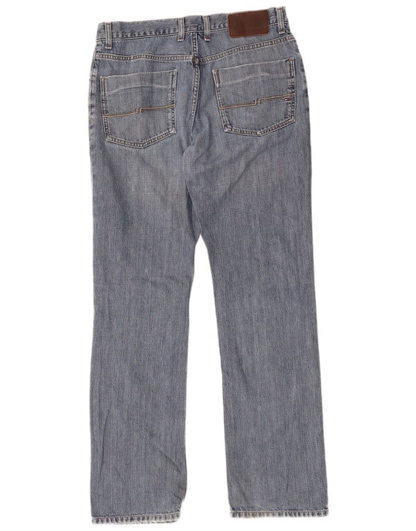 Мужские прямые джинсы Tommy Hilfiger W34 L34 синие, хлопок
