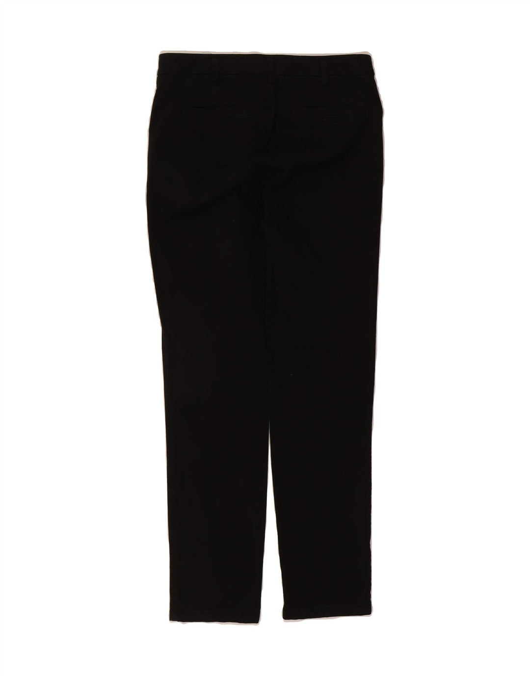 BENETTON Womens Slim Chino Trousers W28 L27 Black Vintage Benetton and Second-Hand Benetton from Messina Hembry 