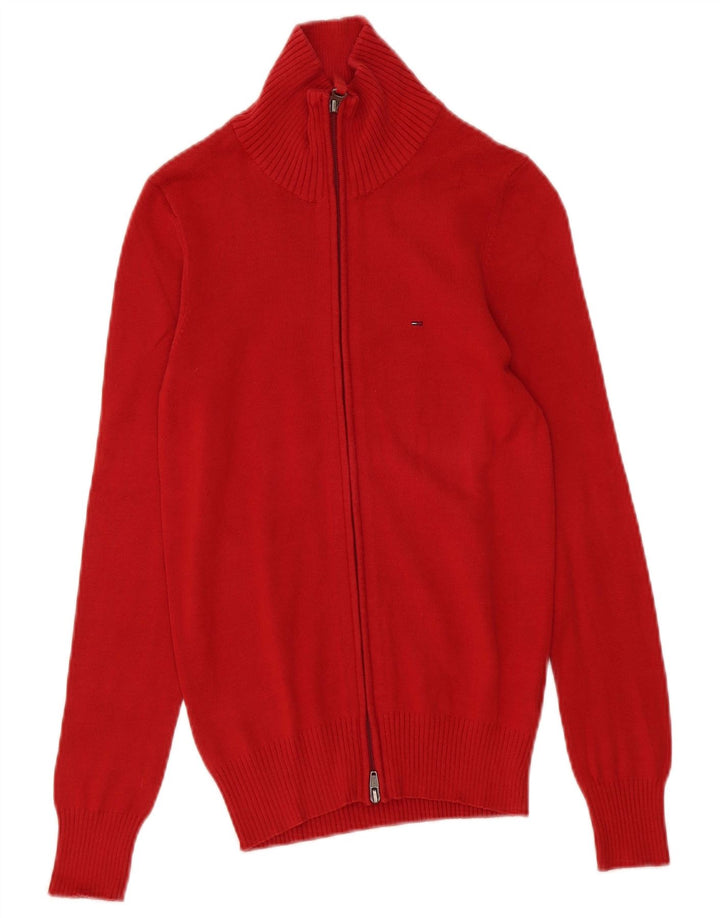 Мужской кардиган Tommy Hilfiger, маленький красный хлопковый свитер