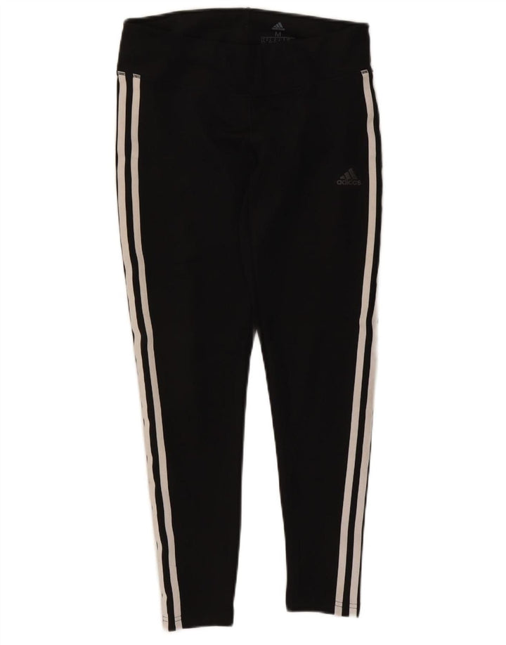 Женские леггинсы ADIDAS Climalite UK 12/14, средний черный полиэстер