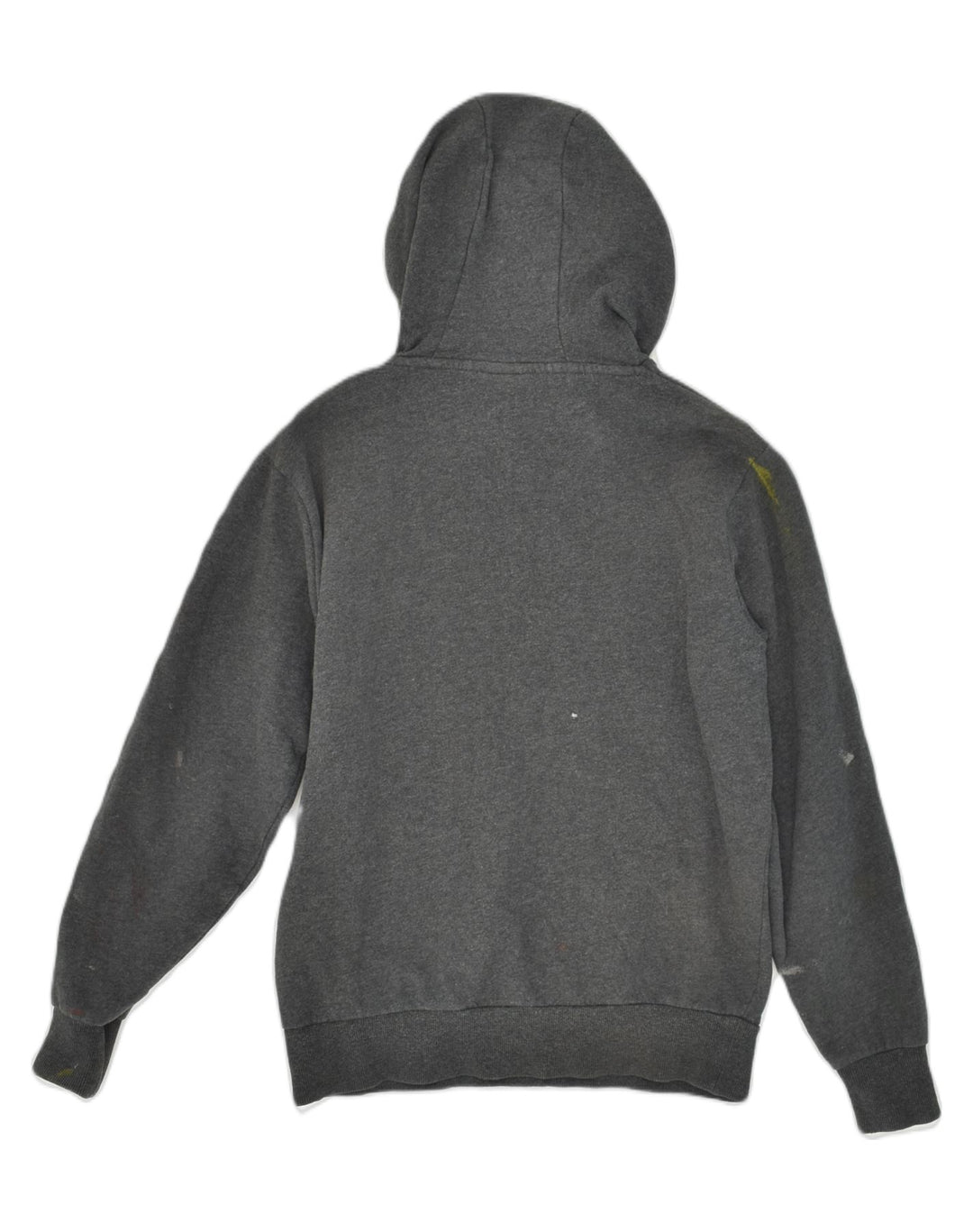 ELLESSE Womens Graphic Hoodie Jumper UK 14 Medium Grey Cotton | Vintage Ellesse | Thrift | Second-Hand Ellesse | Used Clothing | Messina Hembry 