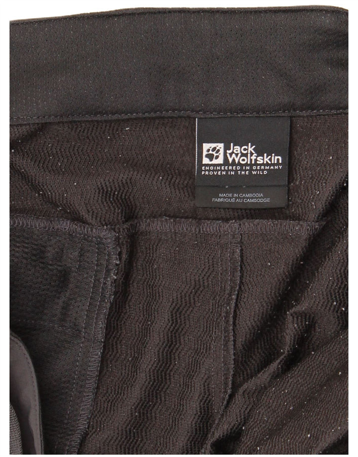 JACK WOLFSKIN Мужские брюки-ветровки W42 L31 Серый полиамид