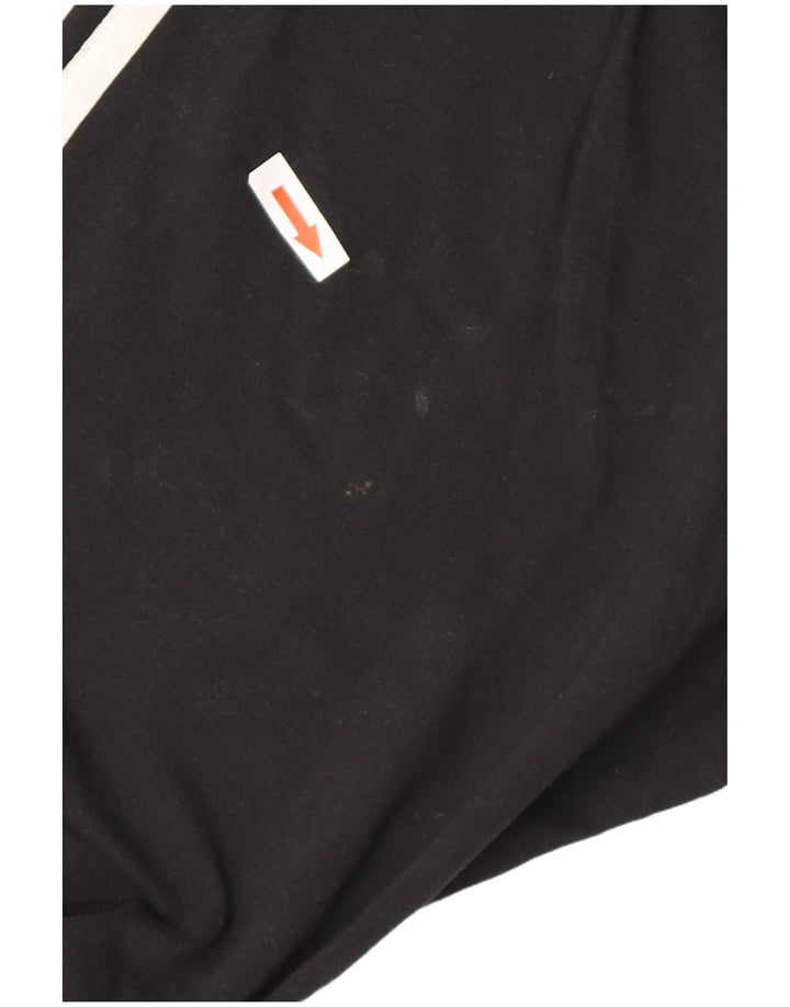 Женские леггинсы Adidas UK 14, хлопок, средний черный в полоску