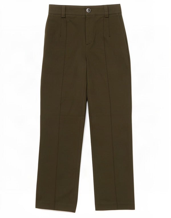 Женские повседневные зауженные брюки Zara XS W24 L32, хаки, полиэстер