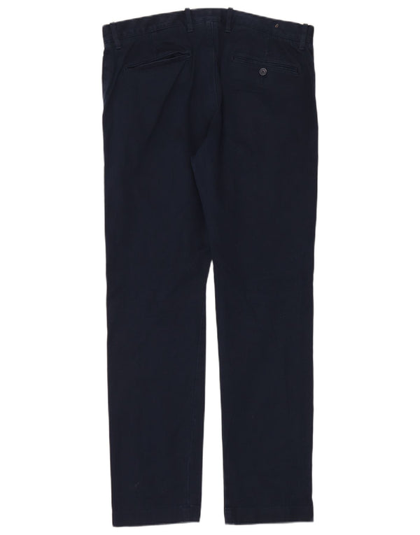 Мужские прямые брюки-чиносы J. Crew W32 L30, темно-синие, хлопковые