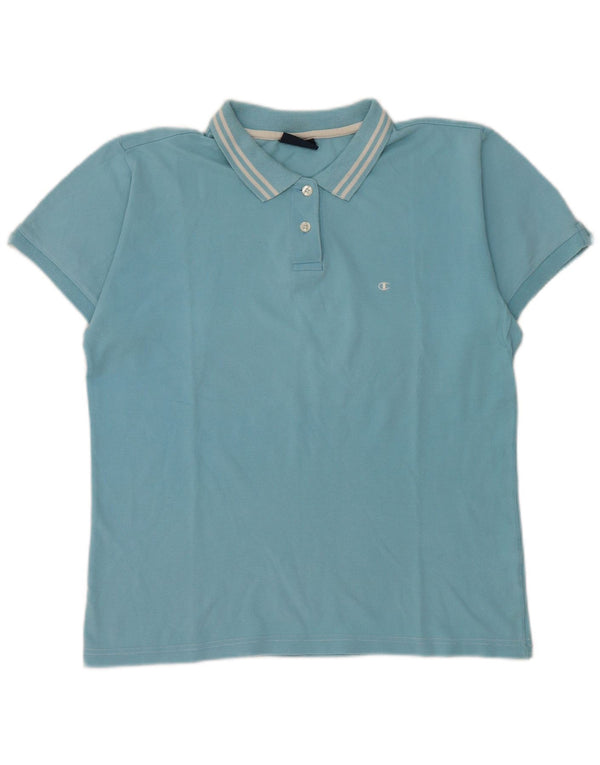 Женская рубашка-поло Champion UK 18 XL, синяя, хлопок