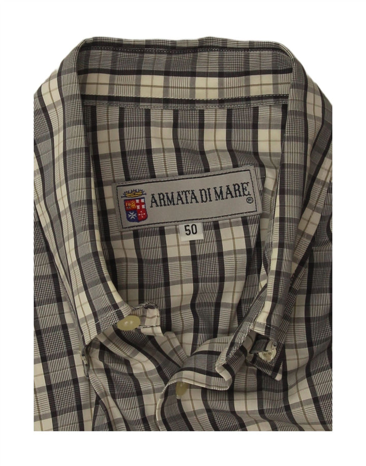 Мужская рубашка с коротким рукавом Armata Di Mare IT 50 Medium Grey Check