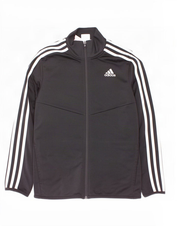 Спортивный костюм Adidas для мальчиков 11-12 лет, черный полиэстер