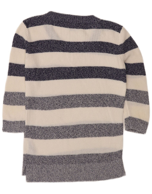 Женский джемпер с вырезом «лодочка» TOMMY HILFIGER UK 14, средний темно-синий