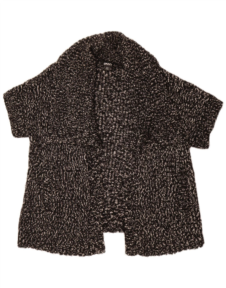 Женский свободный кардиган с короткими рукавами DKNY UK 10, маленький черный