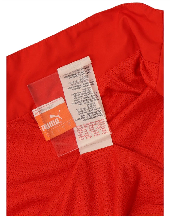 Мужская спортивная куртка с графическим рисунком Puma, большая красная спортивная куртка с цветными блоками