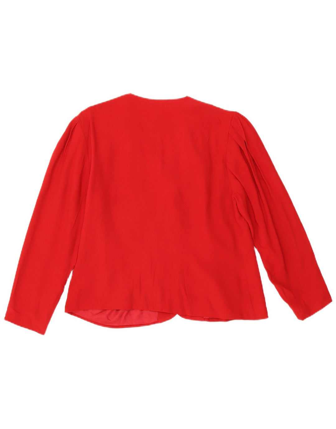 ВИНТАЖНЫЙ женский пиджак на 3 пуговицах, Великобритания 12, средний красный